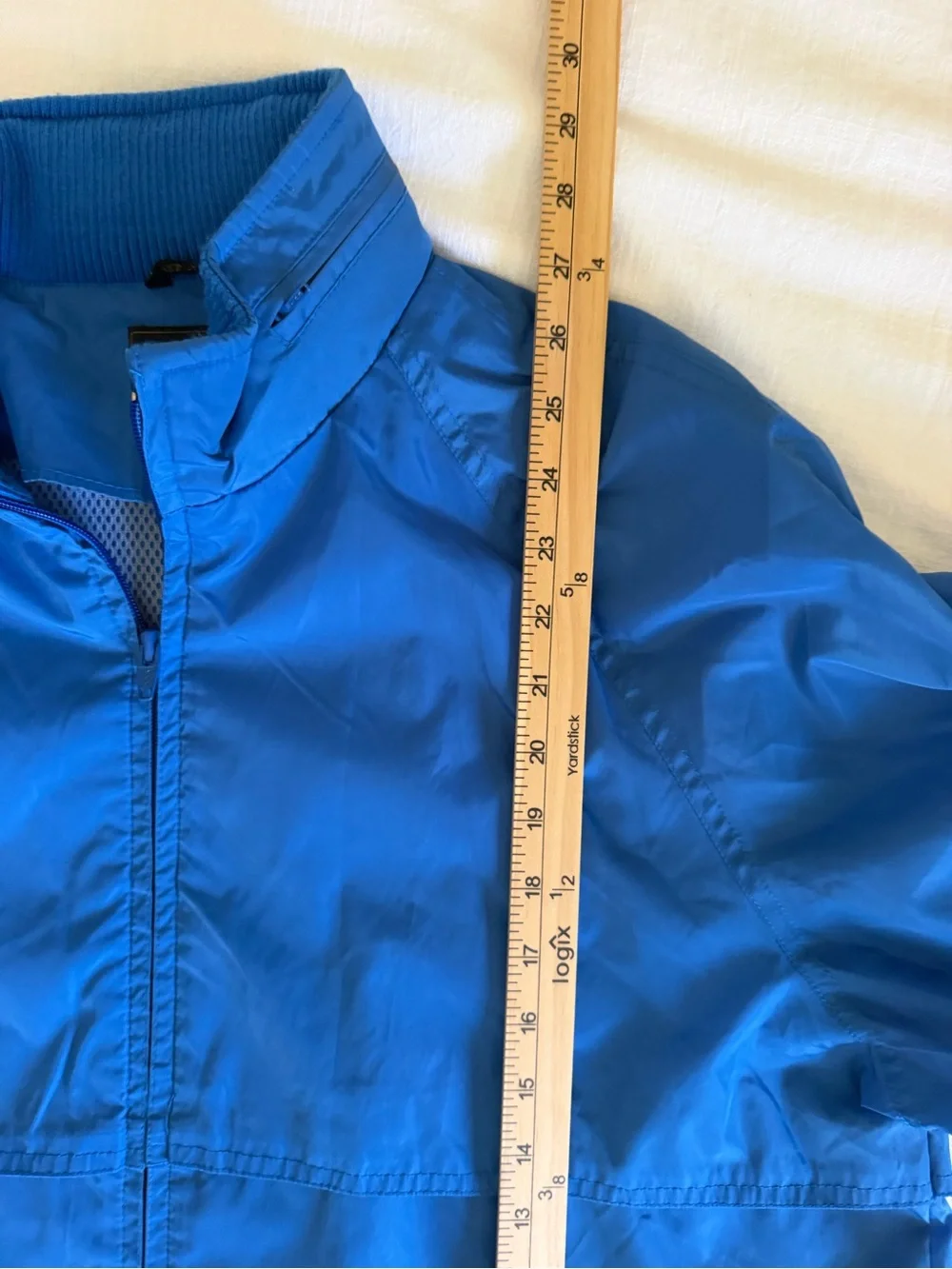 Vintage Eddie Bauer Bright Blue Men's Windbreaker Jacket